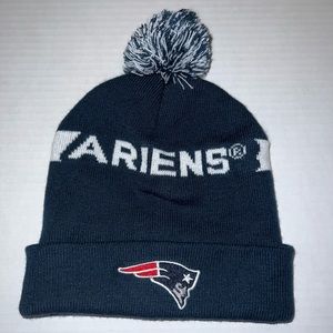 New England Patriots Ariens Navy Blue Toque Winter Beanie Hat Pom Pom